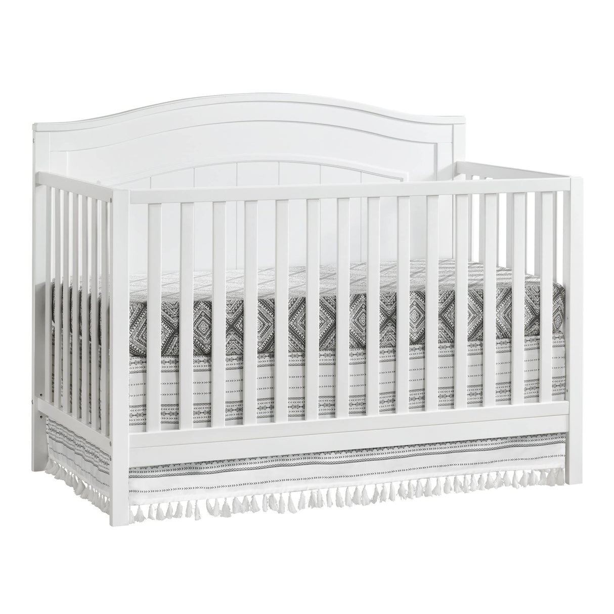 North Bay 4-in-1 Convertible Crib, Snow White, GreenGuard Gold Certified