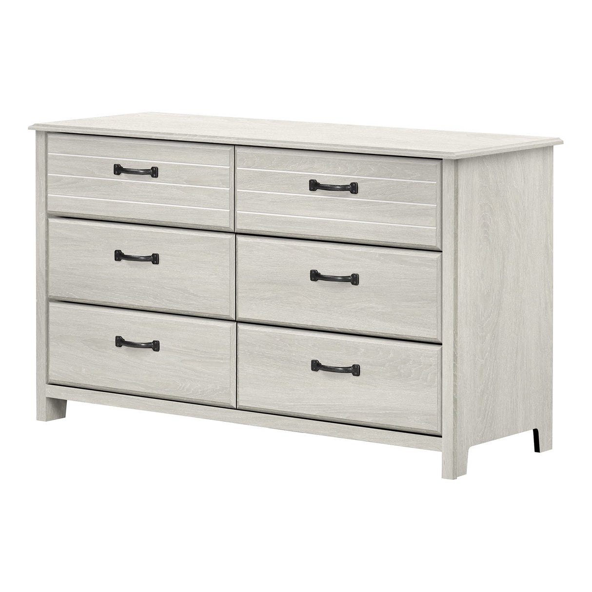 Ulysses 6-Drawer Double Dresser, Winter Oak
