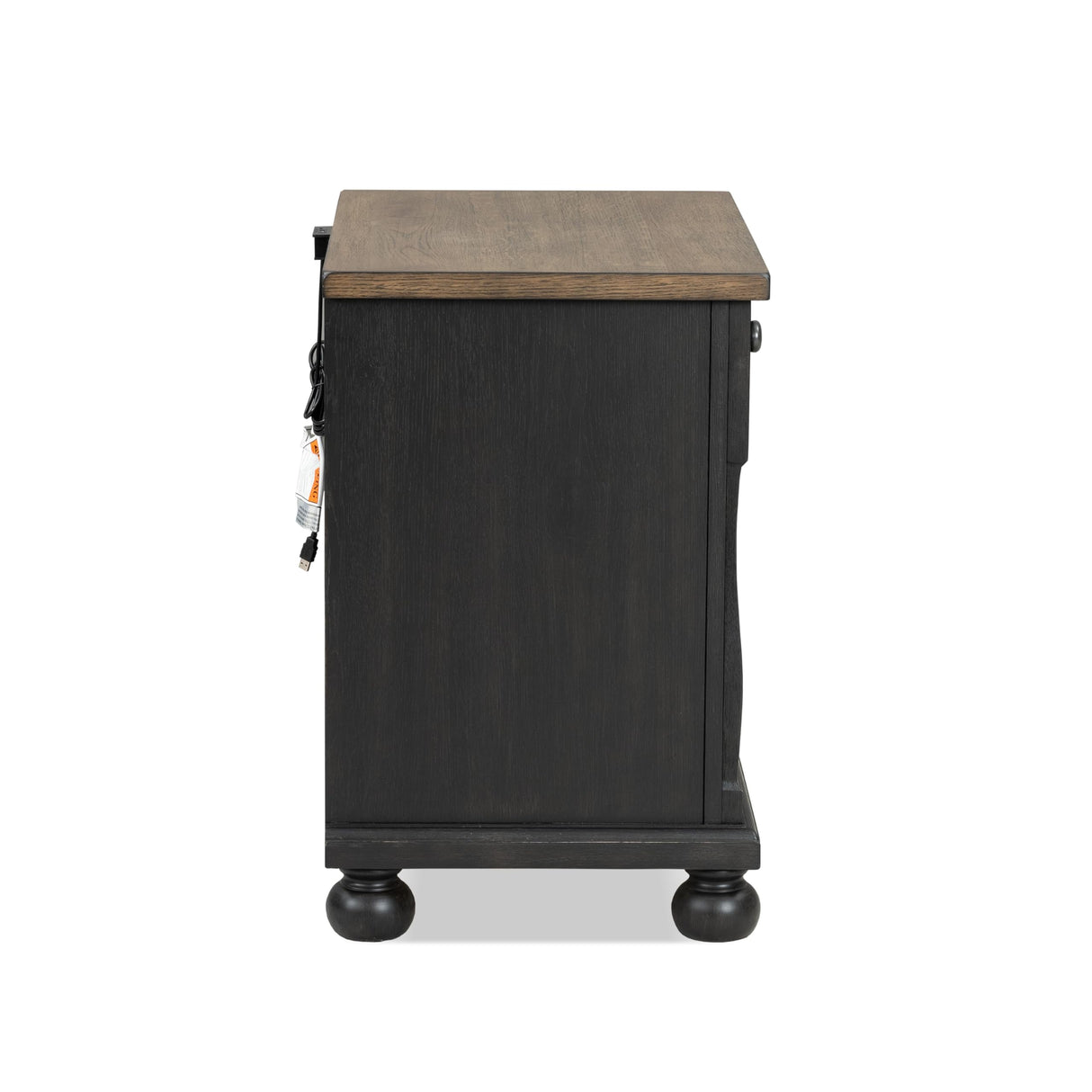 Narella Modern Farmhouse Solid Wood Nightstand