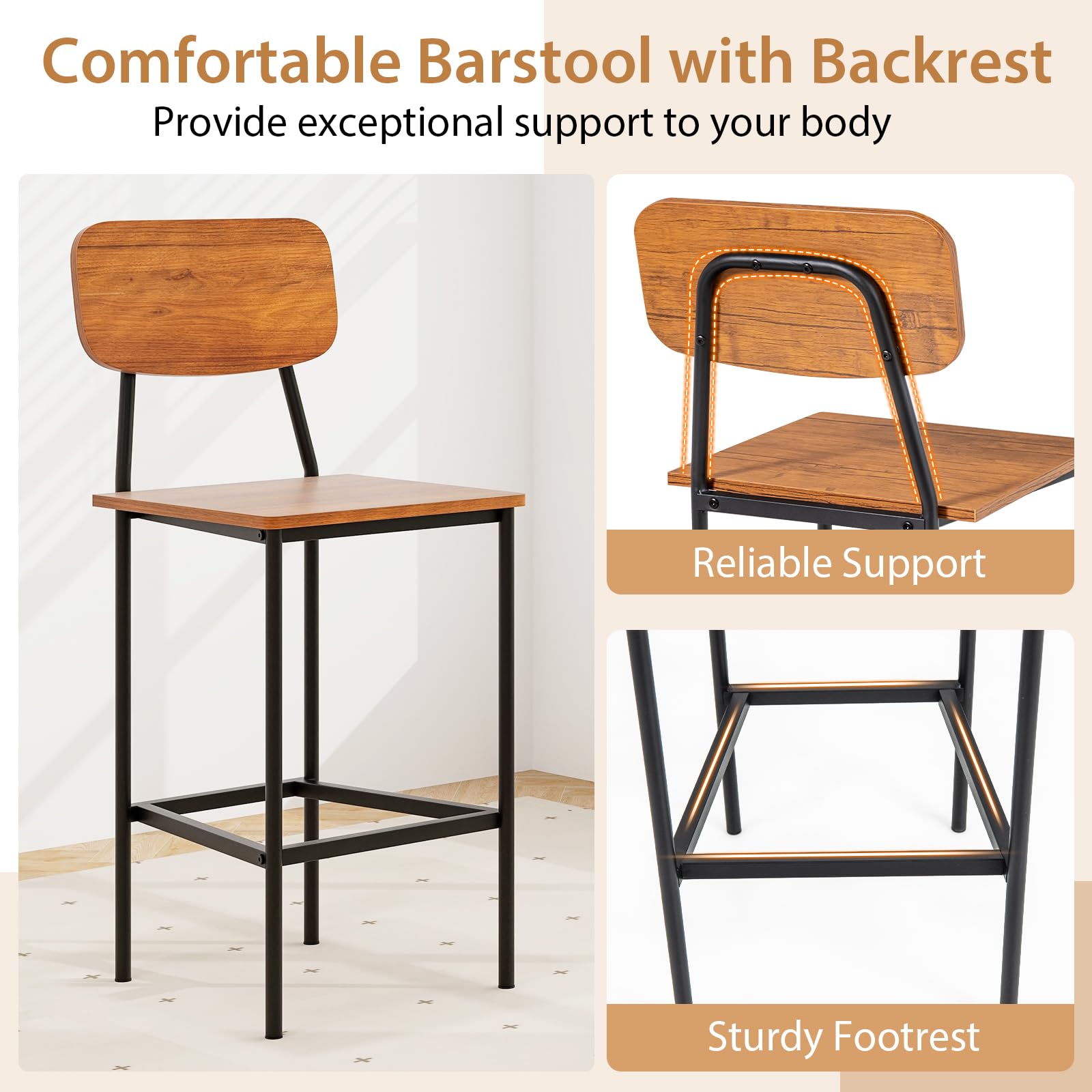 Counter-Height Dining Table Set, Bar Height Table and Chairs, Pub Table and Chairs