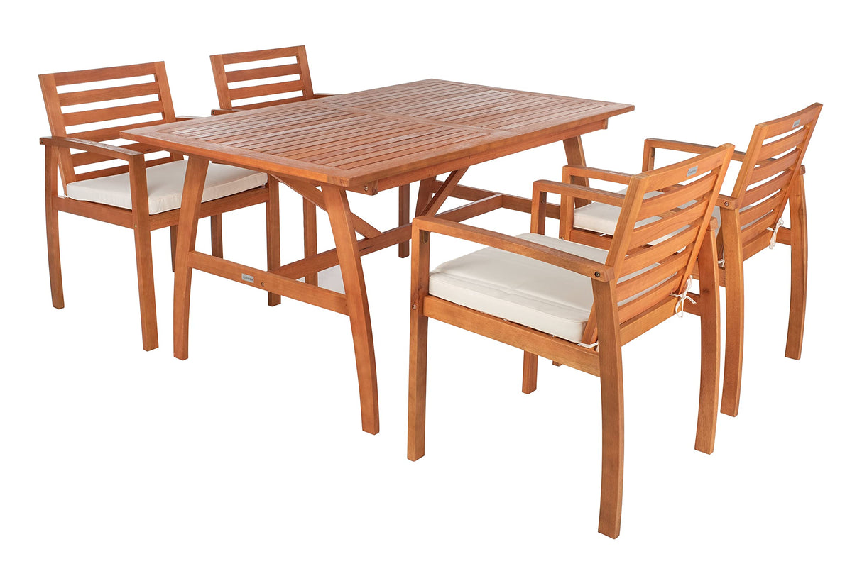 Outdoor Collection Venly Natural and Beige Dining Set