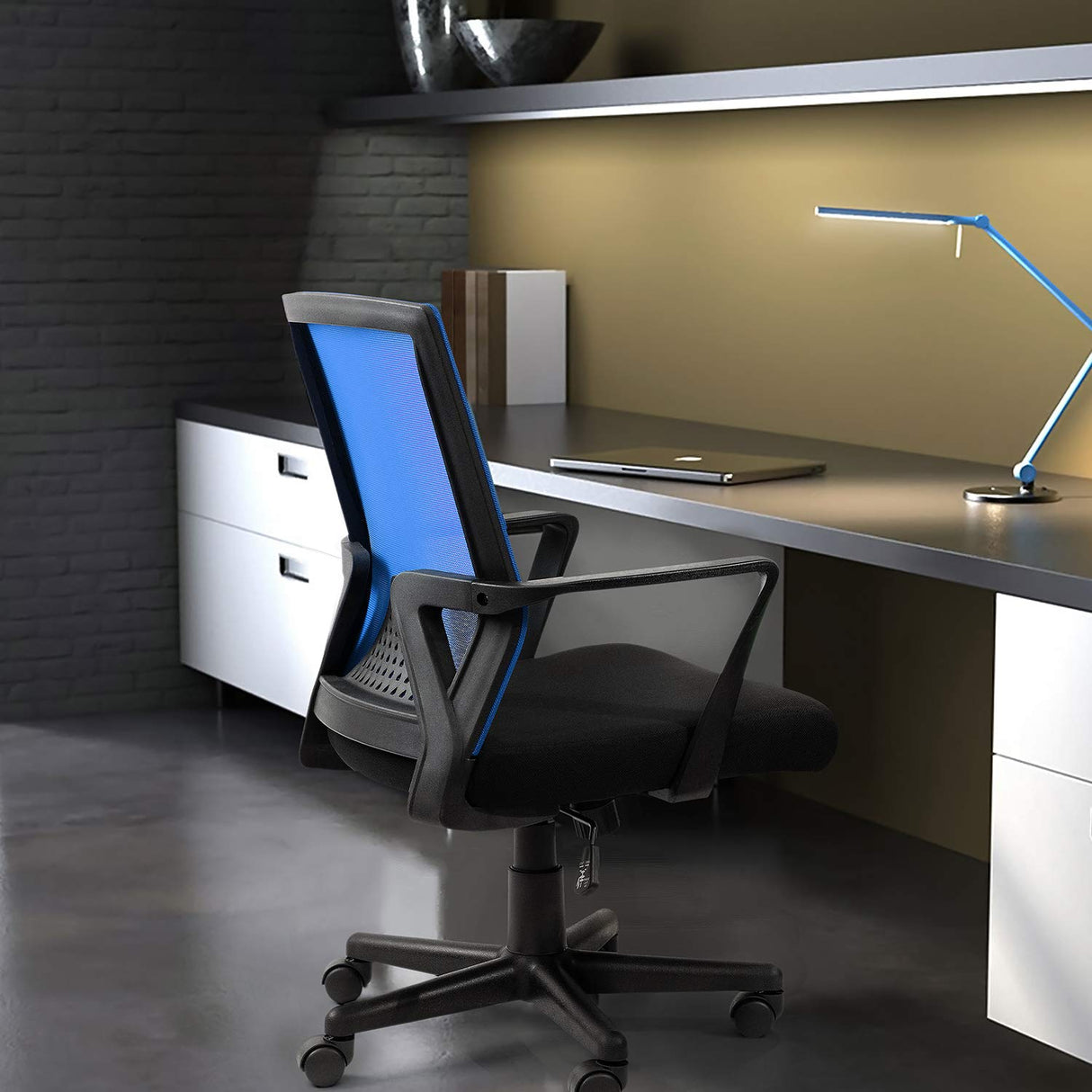 Office Chair Ergonomic Desk Chair Mid Back Modern Computer Chair Task Swivel