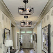 Rustic Ceiling Light Fixture 3-light,Farmhouse Cage Light Fixtures ,Chandeliers