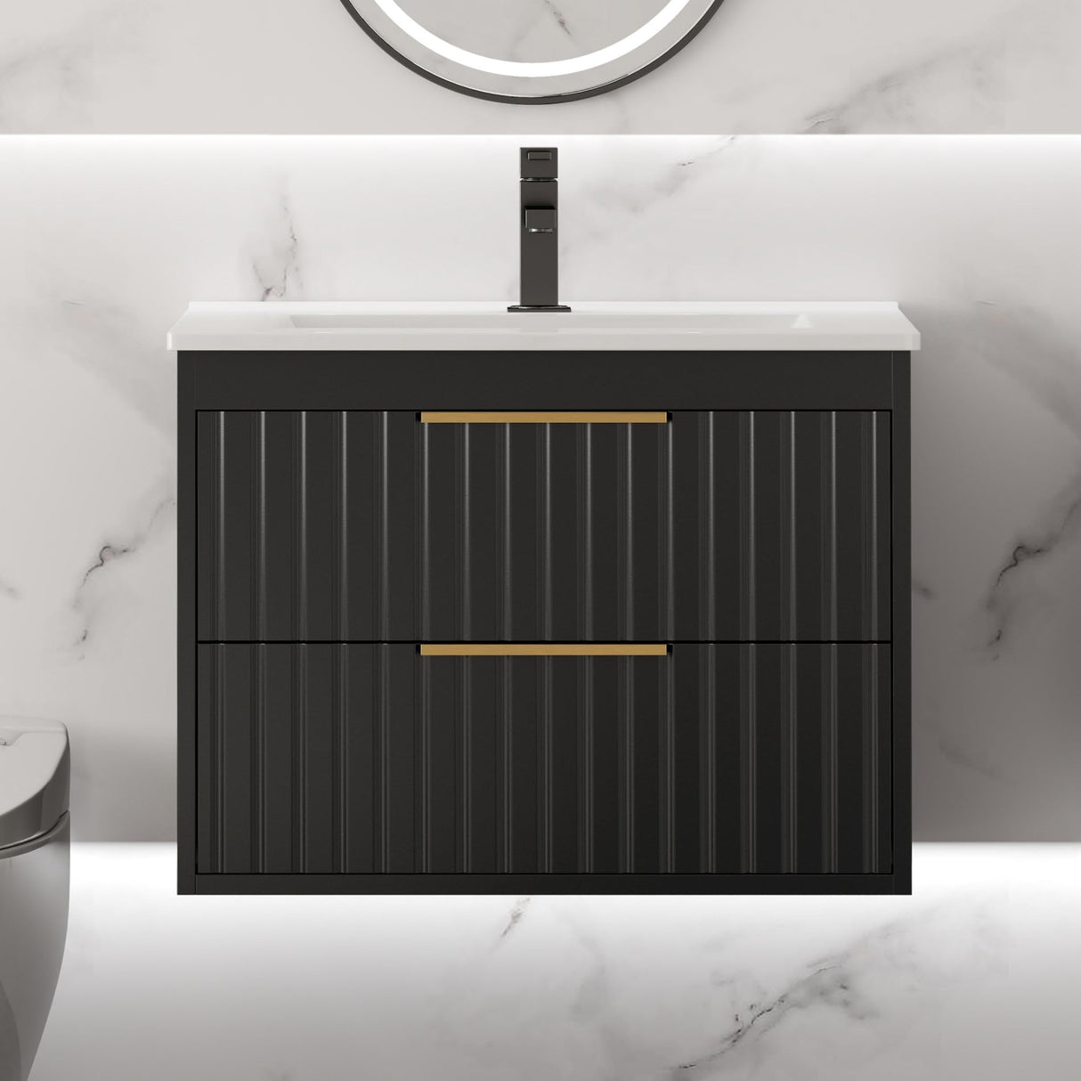 24" Bathroom Vanity Cabinet with Sink Combo