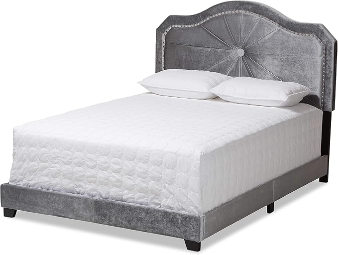 Beds (Box Spring Required), King, Gray