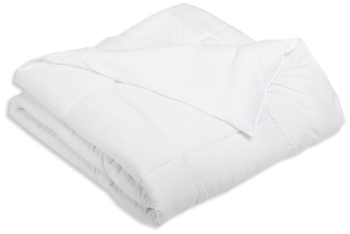 Home All Season Double Fill Luxury Soft Microfiber Down Alternative Comforter Duver Insert - Queen, White, 1-Piece Bedding Comforter