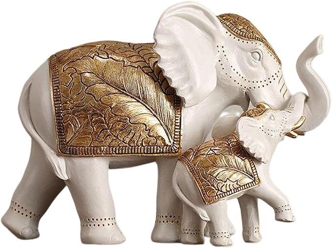 Creative Elephant Statue Animal Sculpture Office Bar Bedroom Table Decoration Elephant
