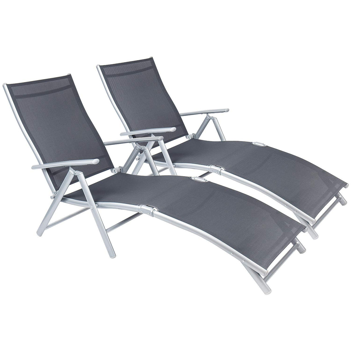 Outdoor Chaise Lounge Chairs Patio Furniture Adjustable Folding Recliner
