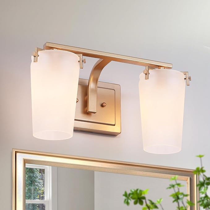 Bathroom Vanity Light, 31'' Gold Bathroom Light Fixtures