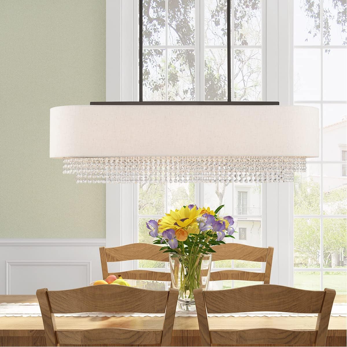 Lighting 51125-92 Carlisle - 41" Five Light Linear Chandelier