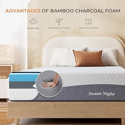 King Mattress, (Upgrade Strengthen) 12 Inch King Size Mattress