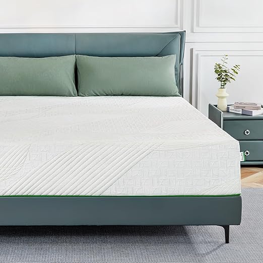 Queen Mattress, 10 Inch, Cooling Gel Memory Foam
