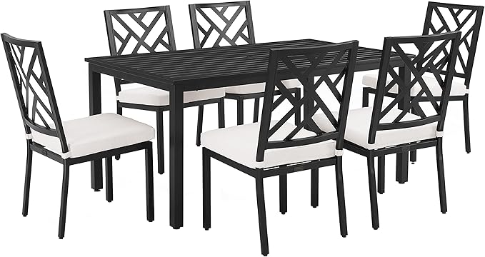Locke 2-Piece Outdoor Chair Set, Dining Patio Chairs for Deck, Backyard