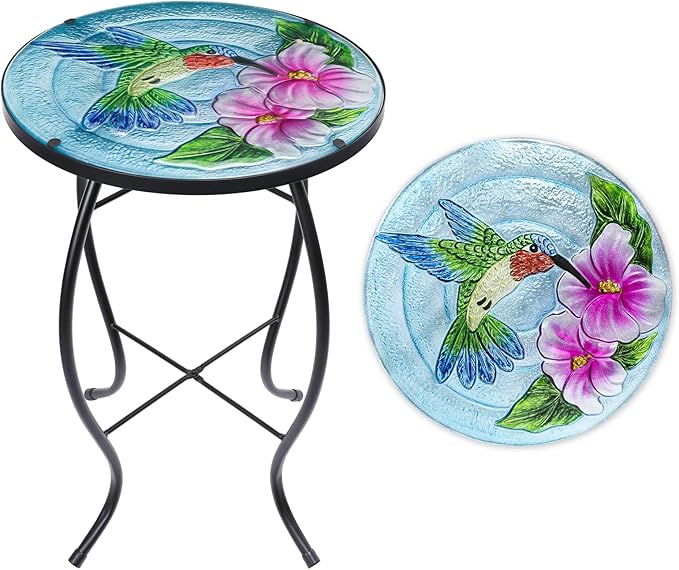 Patio Side Table Outdoor Accent Table Small Mosaic Table Coffee Table End Table