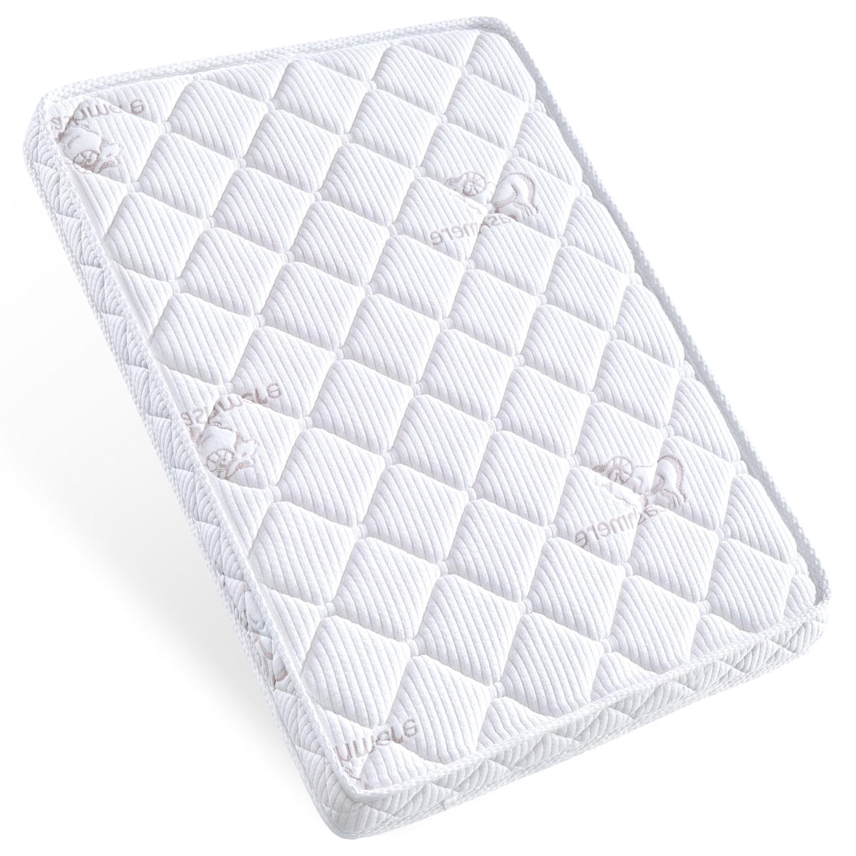 Pack and Play Mattress - Premium Knitted Fabric Playpen Mattresses