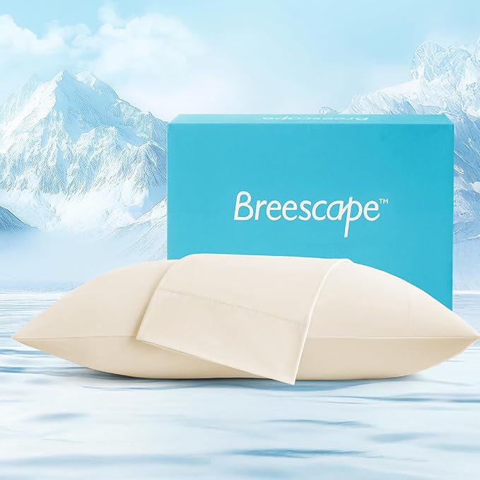 Cooling Pillow Cases King Size - BlendTek™ Dry & Cool Technology for Hot Sleepers