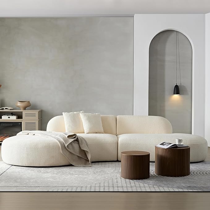 Modular Sectional Sofa,135.4" Oversized Curved Couch