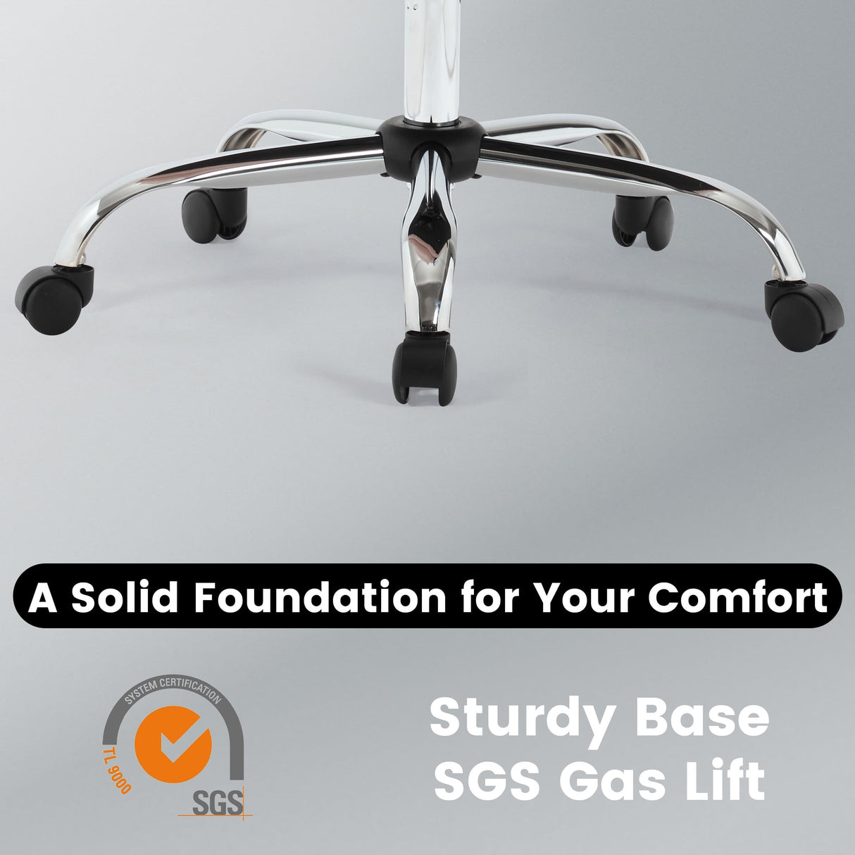 Heavy Duty Office Chair 500lbs Capacity - Ergonomic Big & Tall Desk Chair