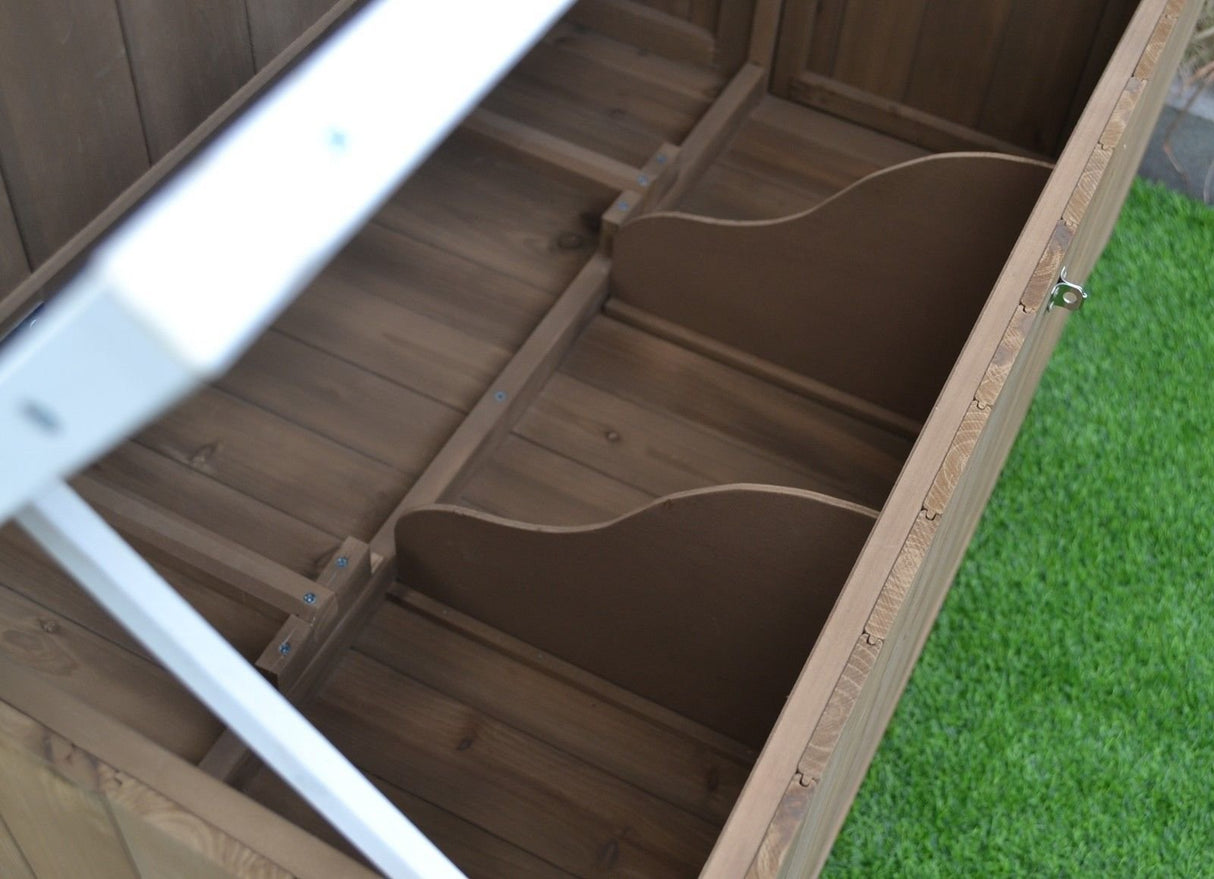 Deluxe Large Wood Chicken Coop Backyard Hen House 4-8 Chickens