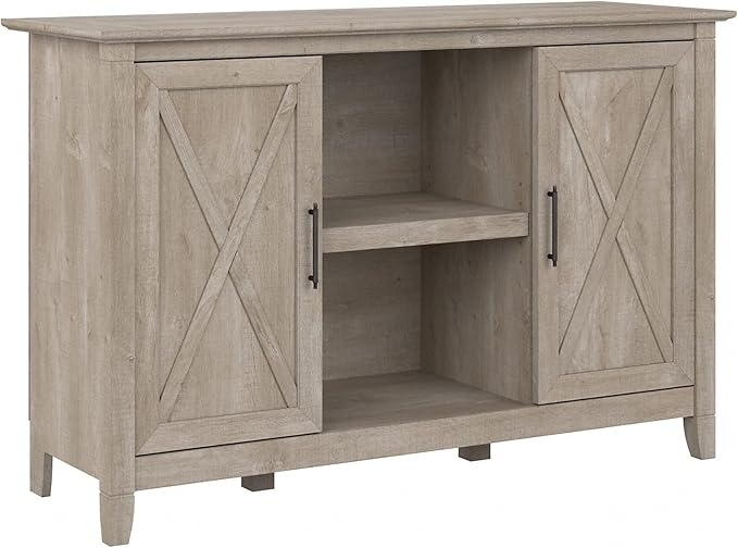 Key West 30-inch Accent Cabinet with Doors and 4 Shelves