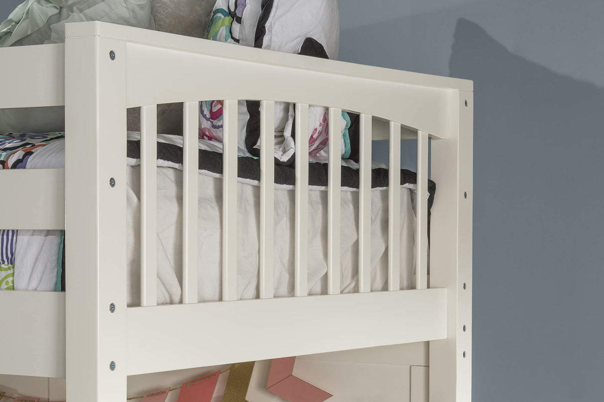 Hillsdale Furniture Pulse Loft, Twin, WHITE