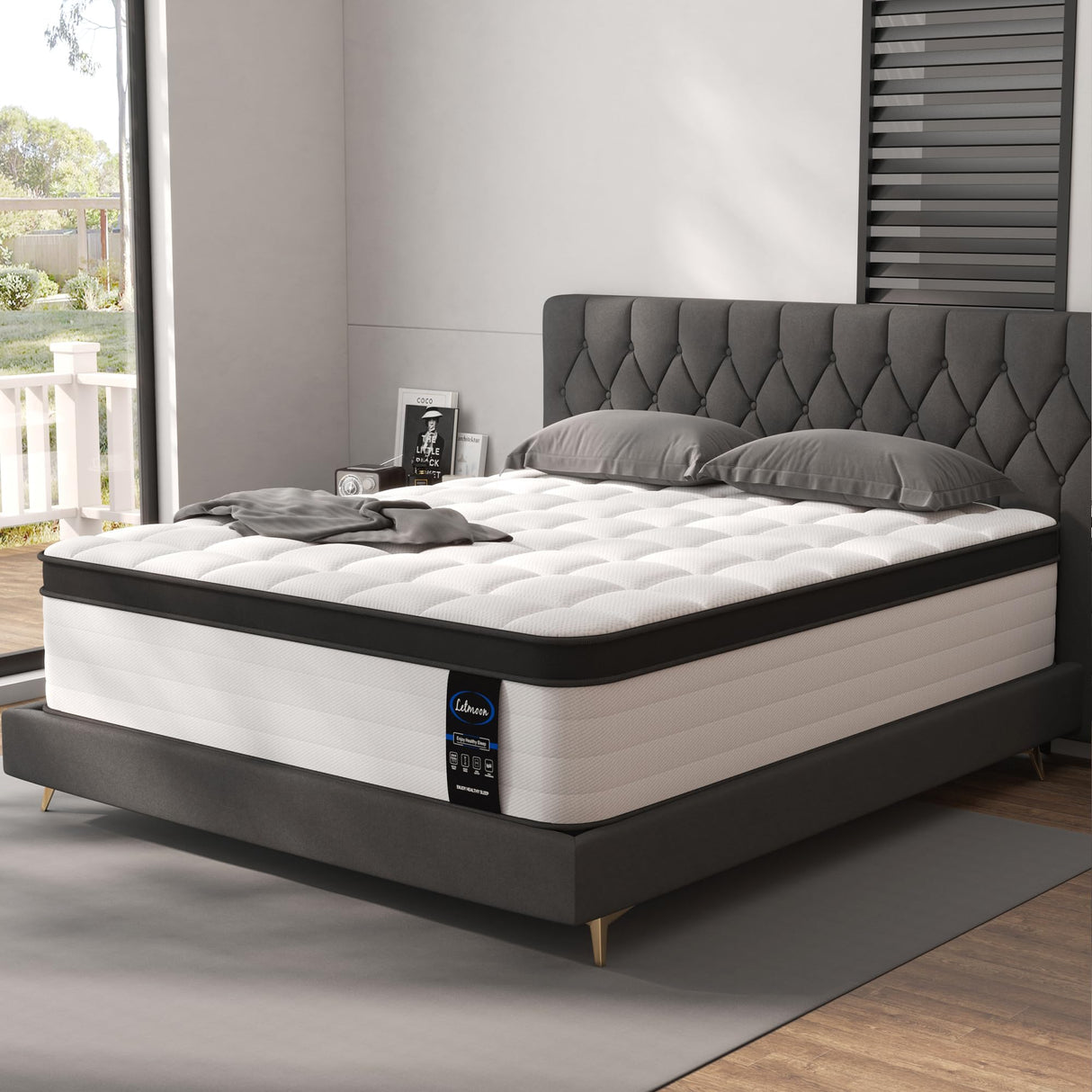 Queen Size Mattresses, 12 Inch Hybrid Queen Mattress in a Box