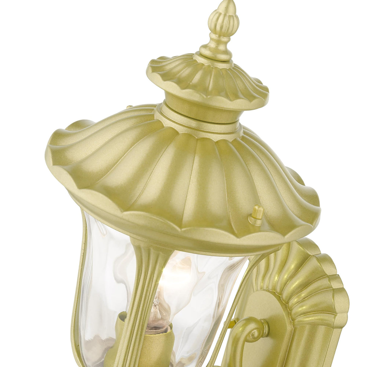 Livex Lighting 7850-13 Oxford 1 Light Outdoor Wall Lantern, White, 7.25 x 15.5 x 8.75