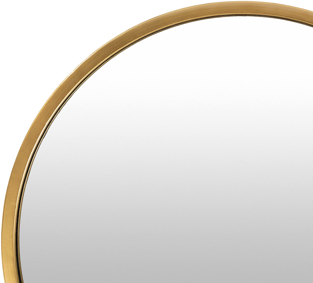 Mirrors, Leitner Modern Round Wall Mirror for Living Room, Bedroom (36" H x 36" W)