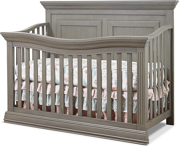 Paxton Crib, Classic 4-In-1 Convertible Crib, Made of Wood, Non-Toxic Finish