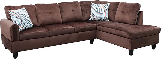 Sectional Couches for Living Room 2-Piece Modern Couch