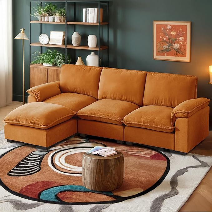Cloud Couch Sectional for Living Room L Shaped Couch Modular Sectional