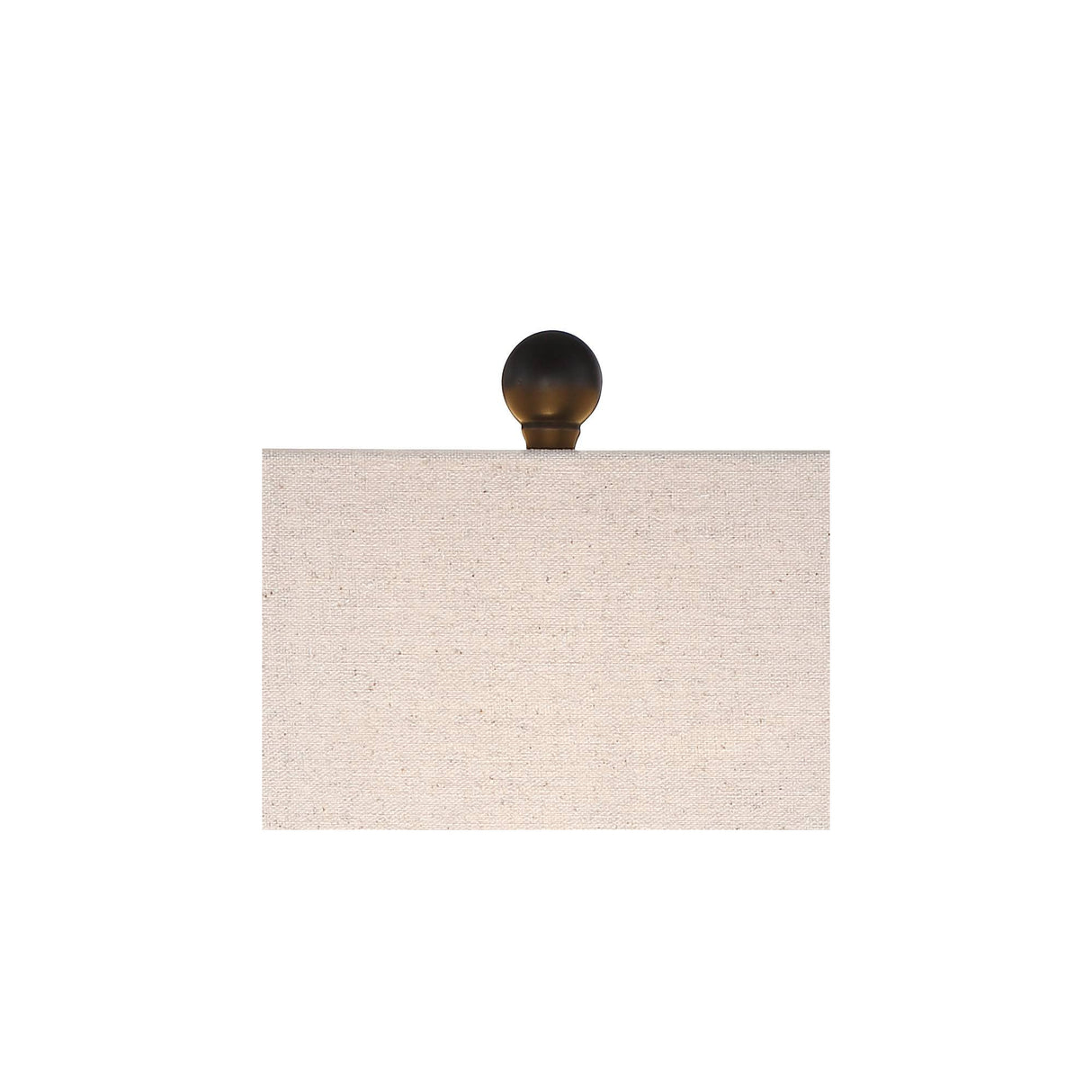 360 Lighting Aston 26" High Open Rectangle Modern Table Lamp Black Finish Metal Single Fabric Off-White Shade Living Room Bedroom Bedside Nightstand House Office Home Kitchen Entryway