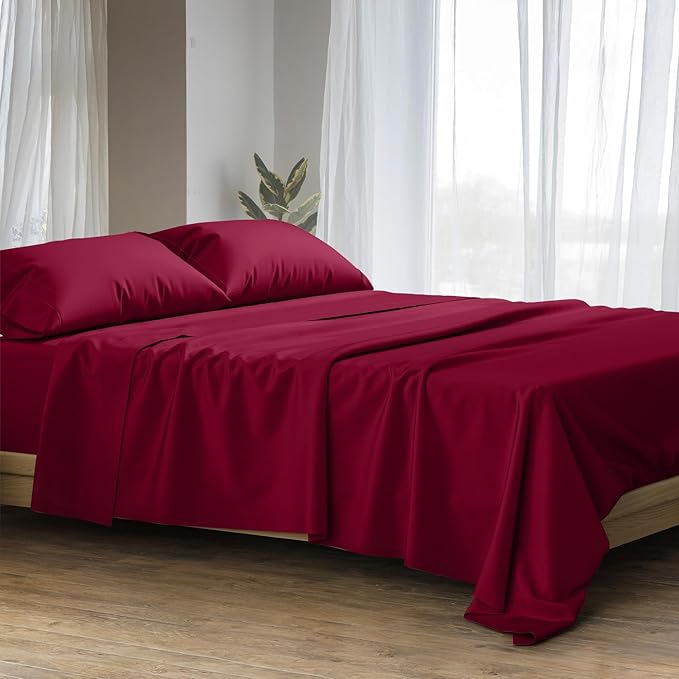 100% Egyptian Cotton Sheets Queen Size - 1500 Thread Count Queen Size Sheets