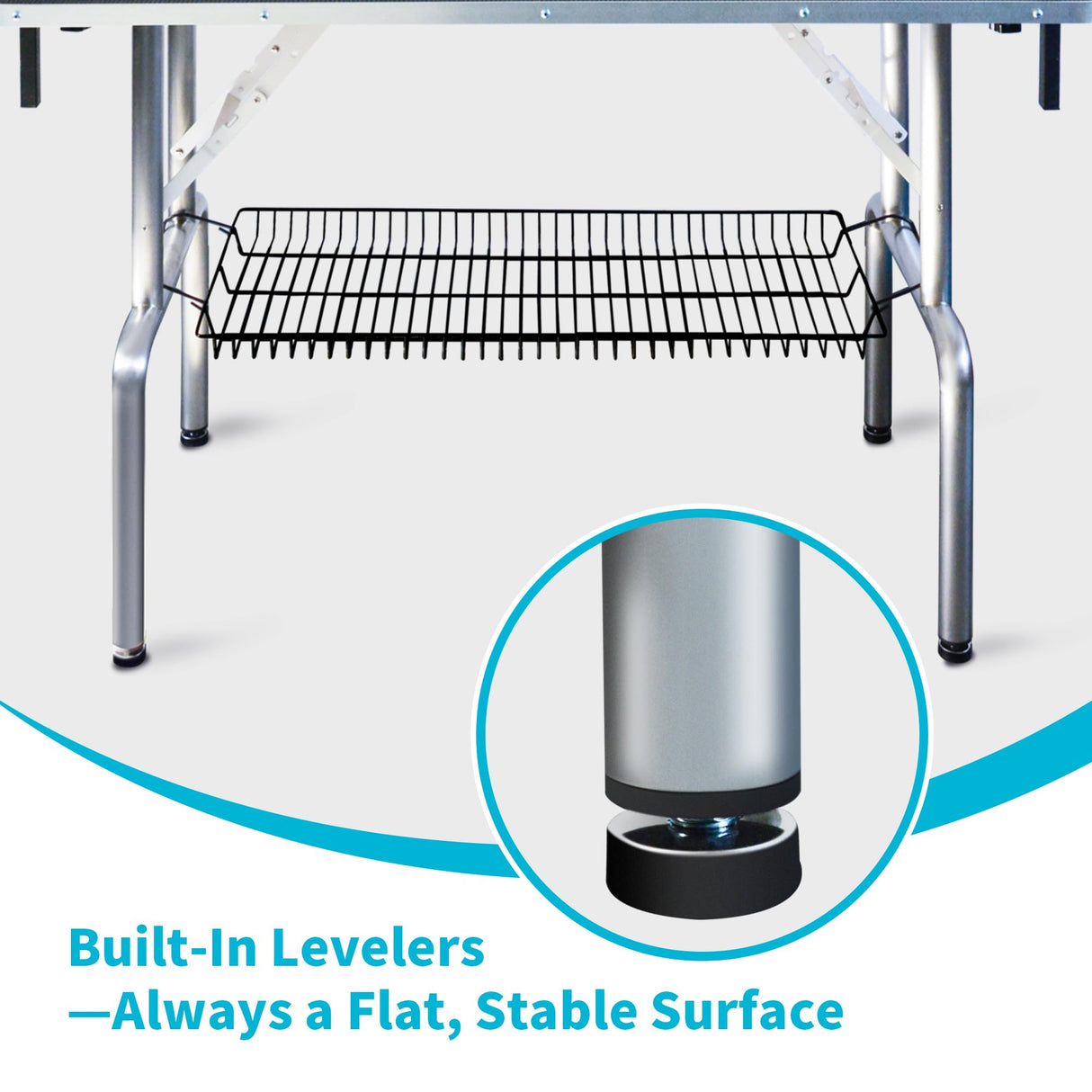 46-Inch Heavy Duty Dog Grooming Table for Large Pets