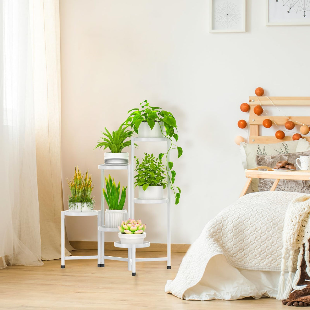 EverBloom 6-Tier Foldable Metal Plant Stand