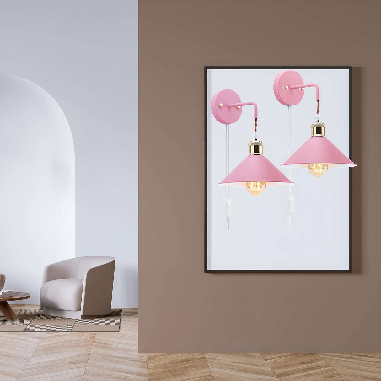 Transform Your Space with The Exquisite Plug-in Wall Sconce Lamp Set - Perfect