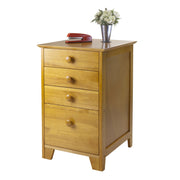 Studio File Cabinet, Honey