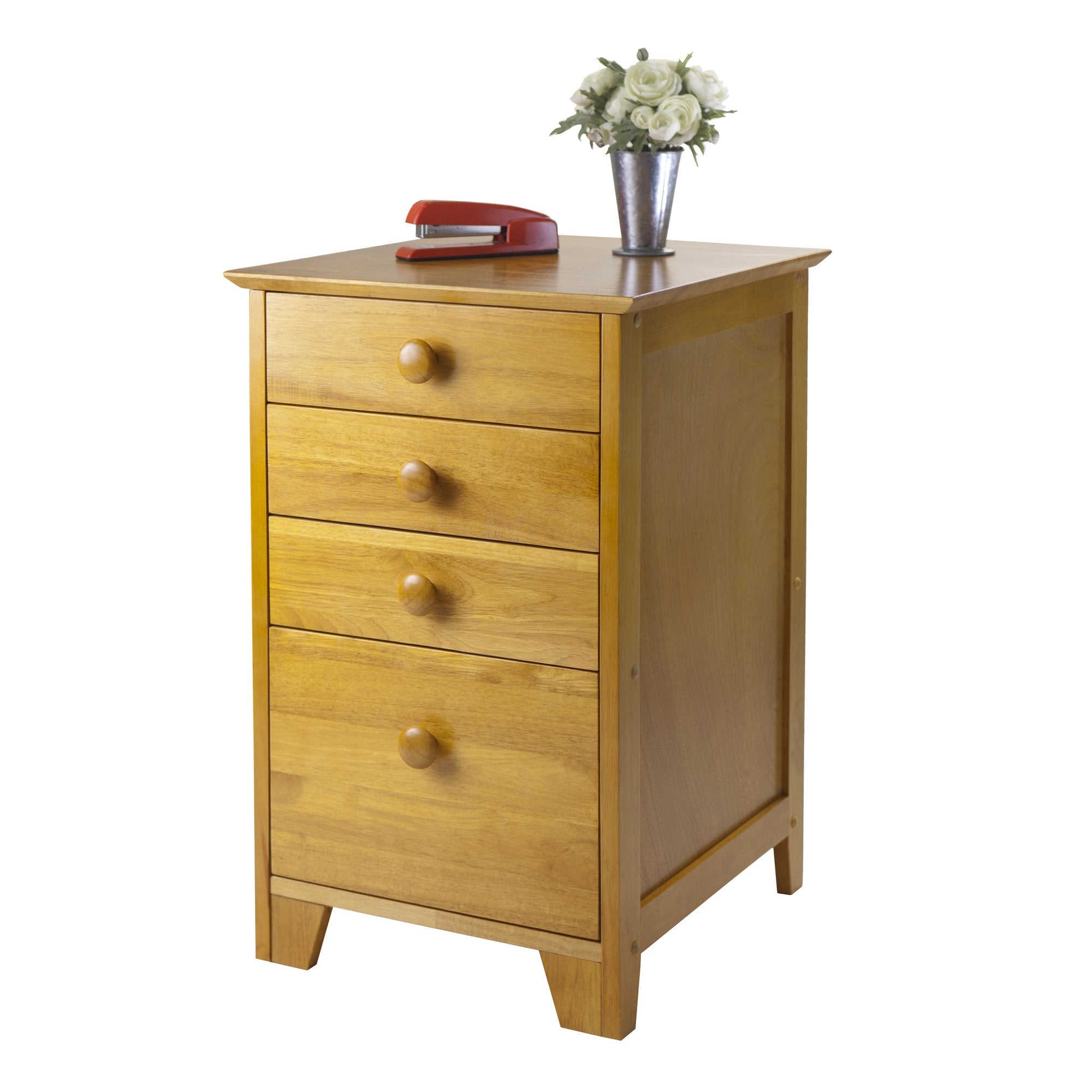 Studio File Cabinet, Honey