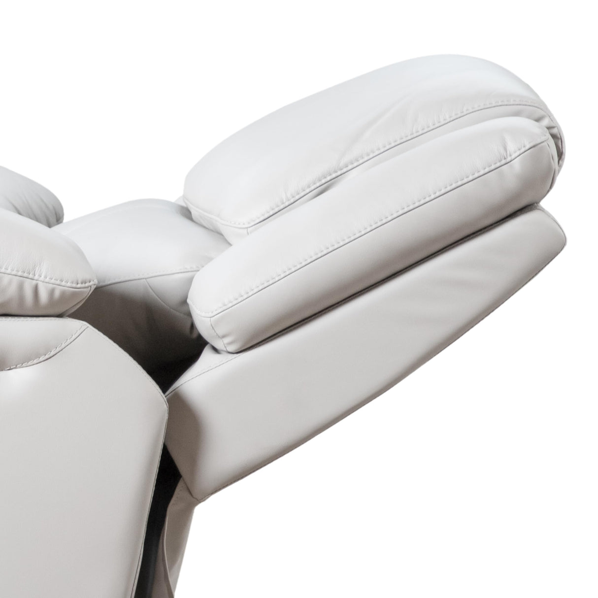 America Sorin Modern 3-Piece Leather Recliner Sofa Set with Pillow Armrests, Reclining