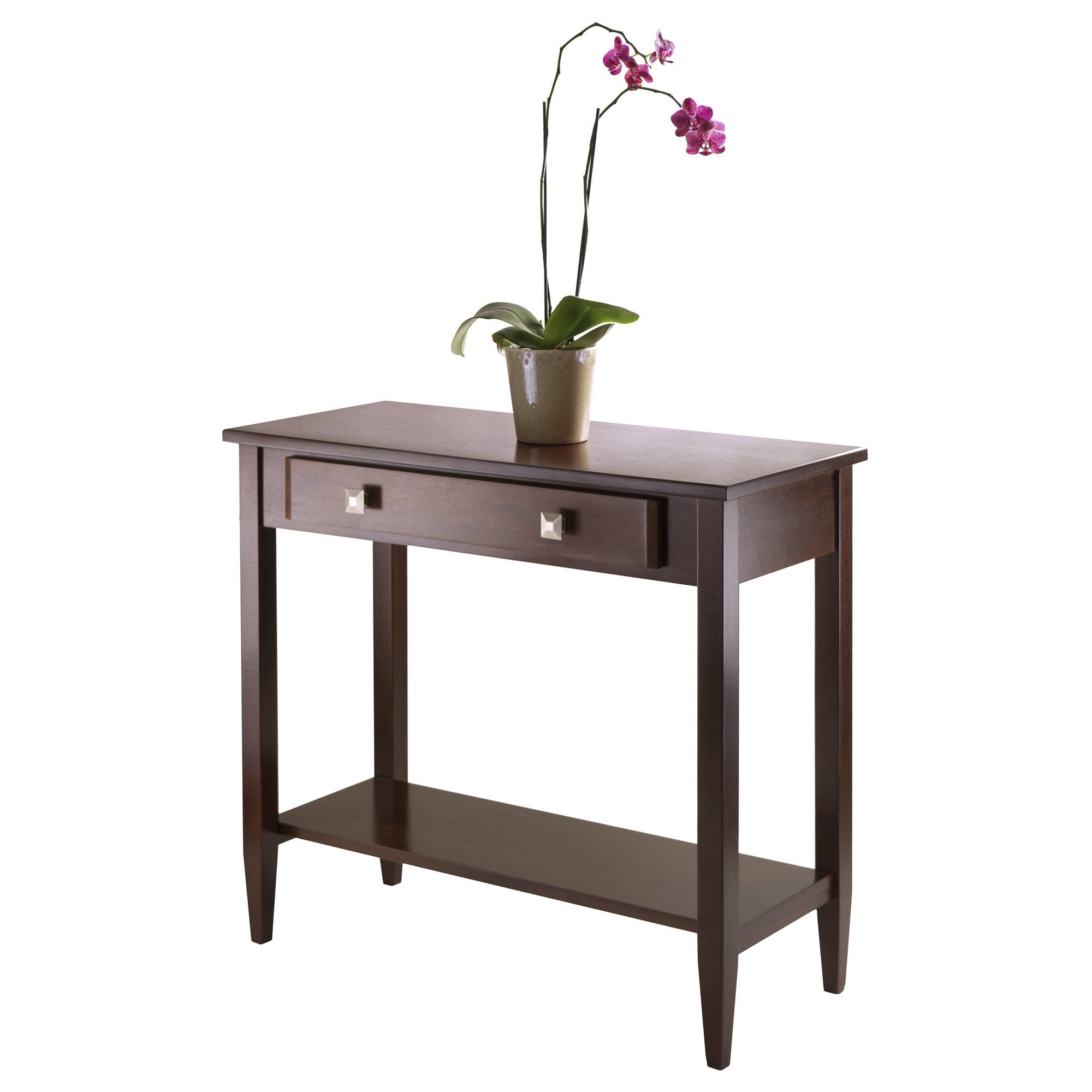 Richmond 33.98-inch x 29.92-inch x 15.69-inch Wood Console Hall Table Tapered Leg