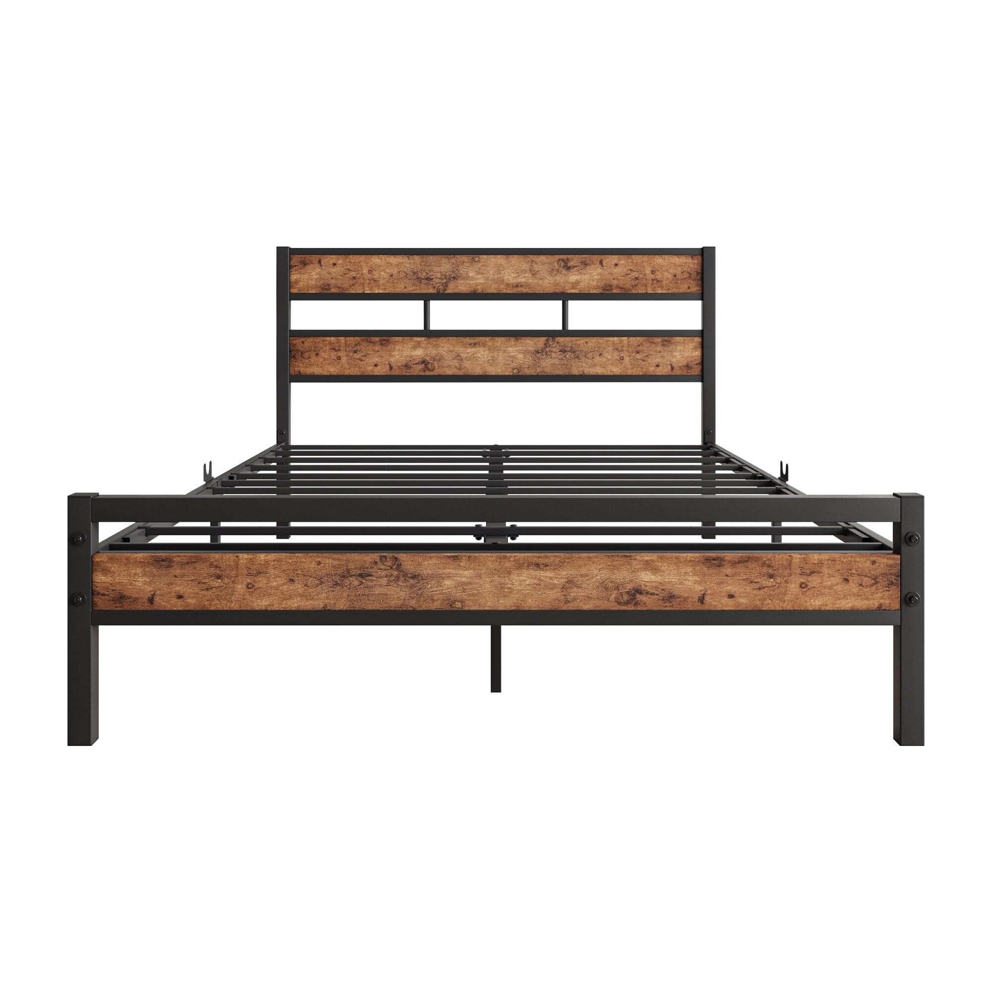 Bed Frame with Slats Full