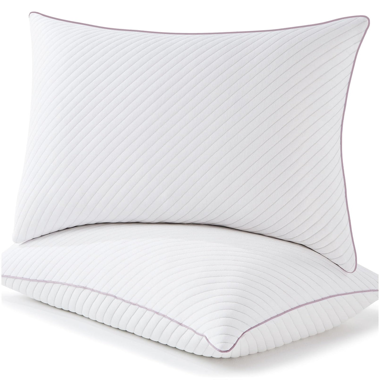 Pillows King Size Set of 2 Cooling Shredded Memory Foam Pillows