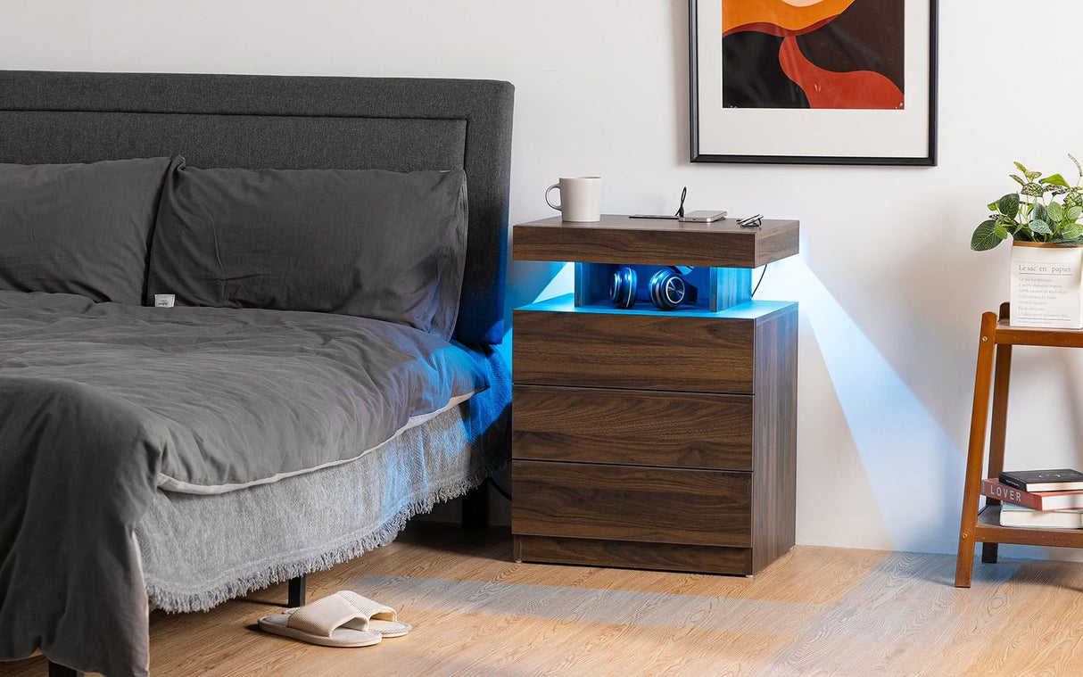 Rustic Brown Nightstand