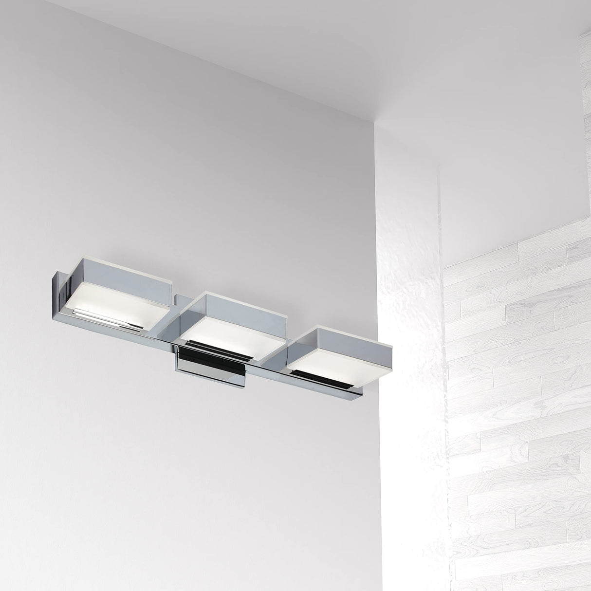 Ltd VLD-215-3W-PC Contemporary Modern LED Vanity Fixture in Chrome Finish
