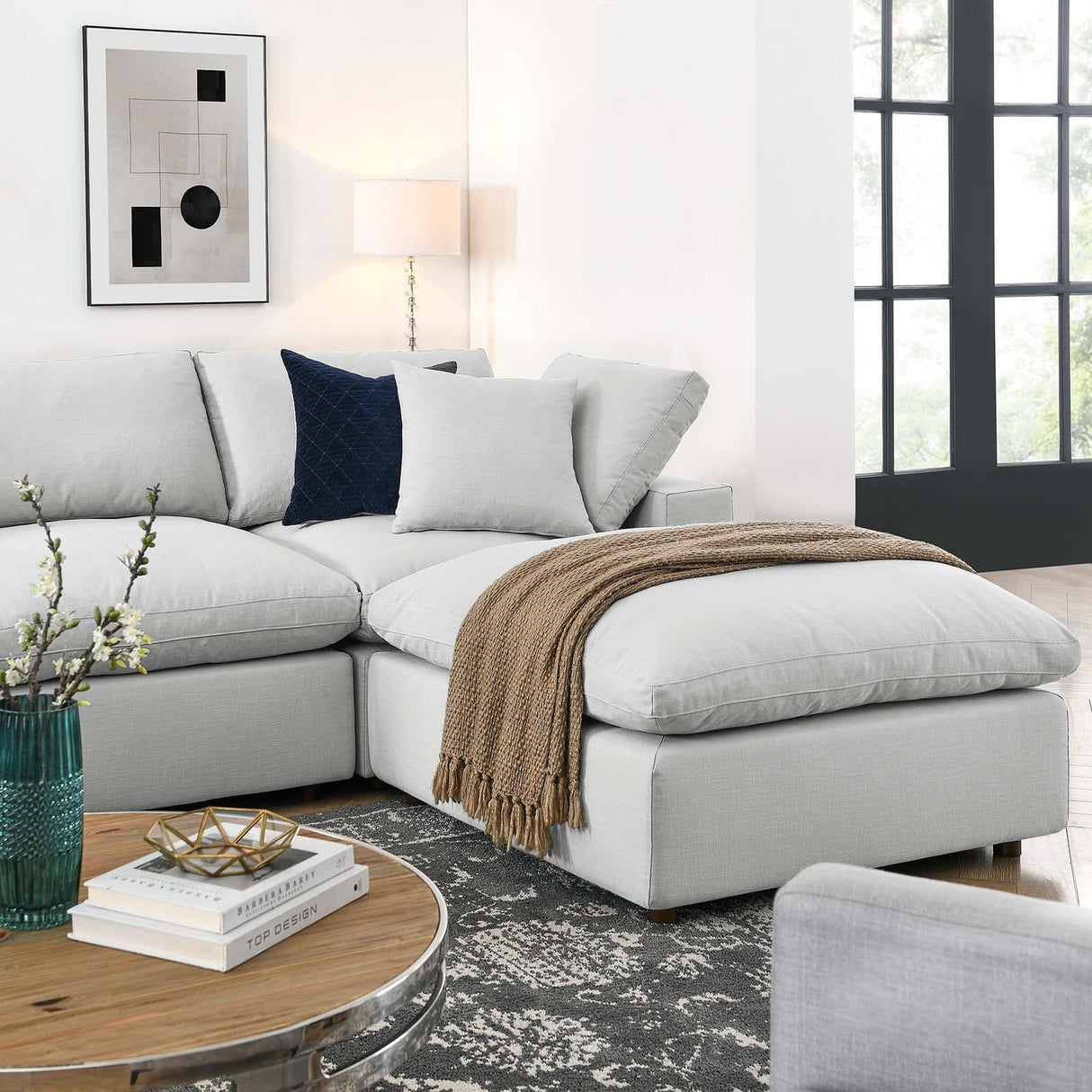 Commix Modular Sofa, U Shaped Reclining Sectional