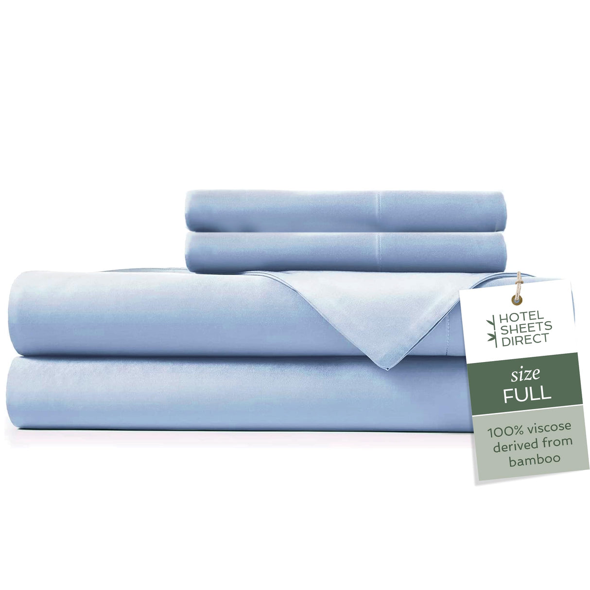 100% Viscose Derived from Bamboo Sheets Full- Cooling Luxury Bed Sheets