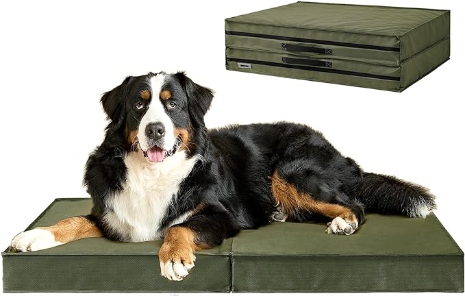 Foldable Waterproof Dog Beds for Medium Dogs