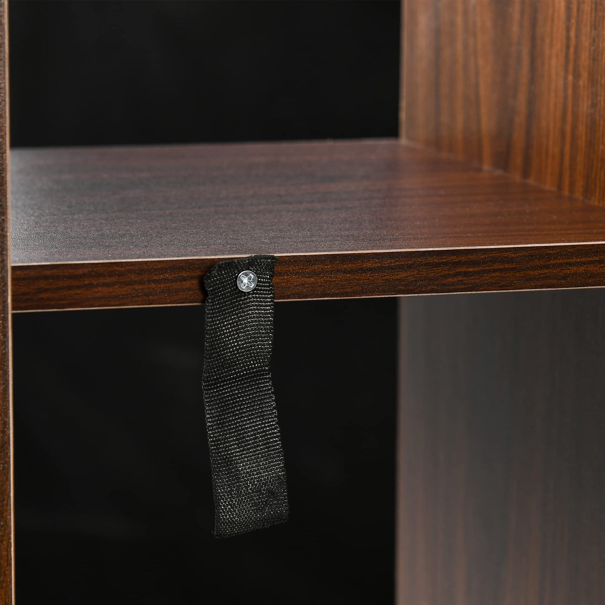 Tree Bookshelf, Modern Freestanding Bookcase with 13 Open Shelves, Display Unit for Living Room, Study or Office, Brown