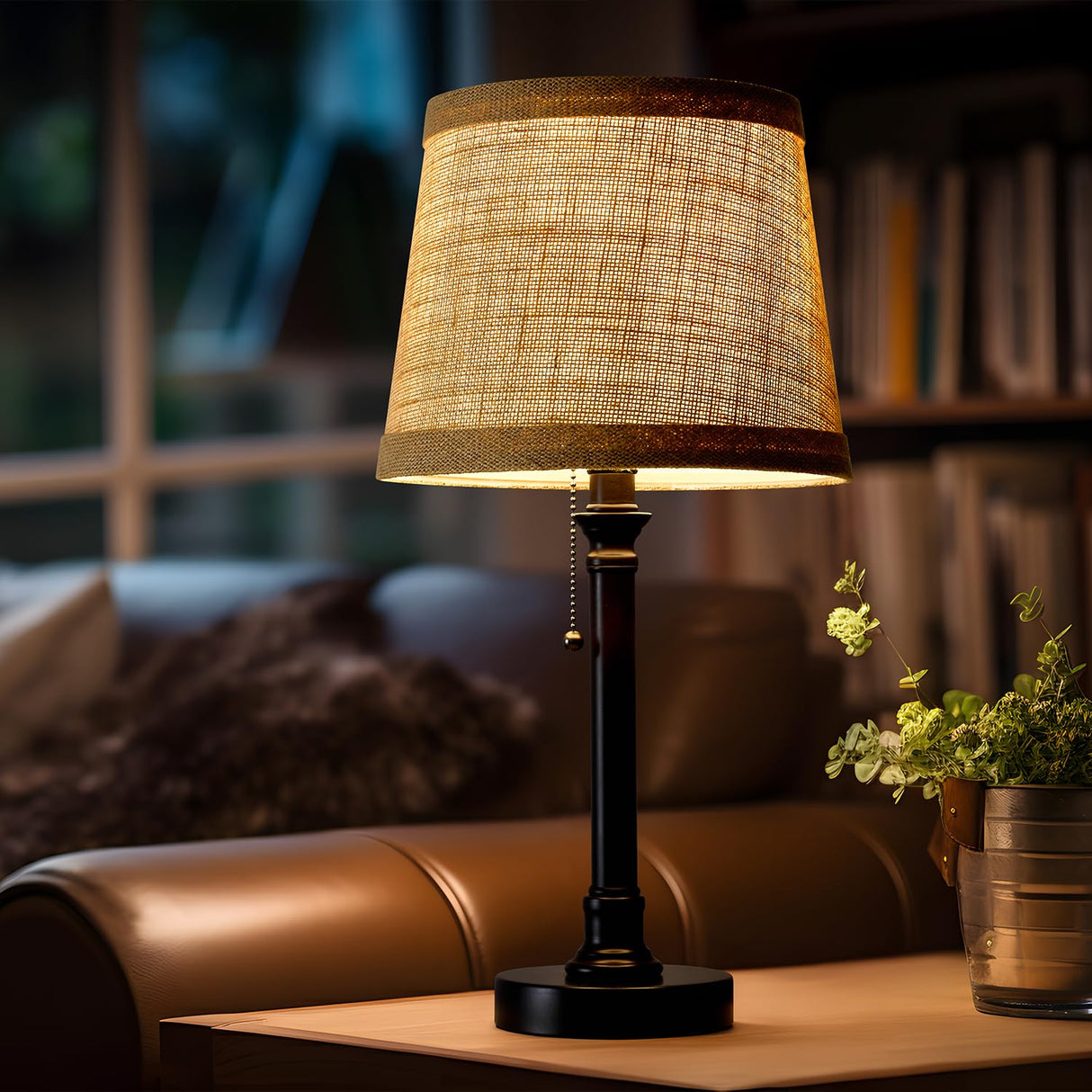 19.5" Small Table Lamp for Bedroom - Bedside Lamps for Nightstand