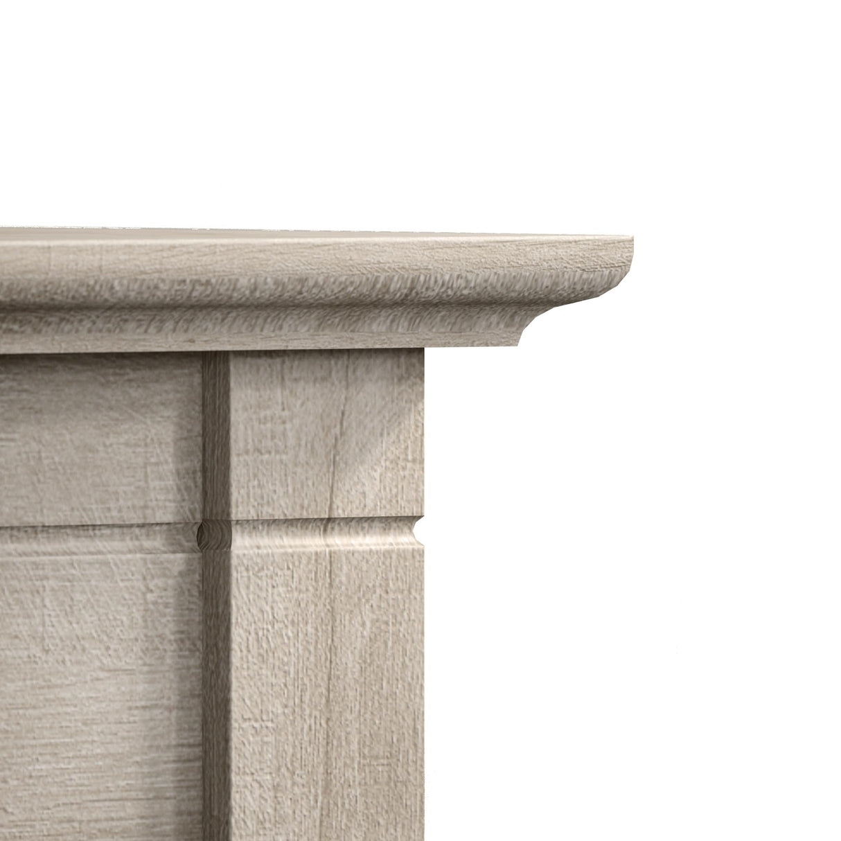 Rustic L-Shaped Home Office Desk – 60” Farmhouse Writing Desk